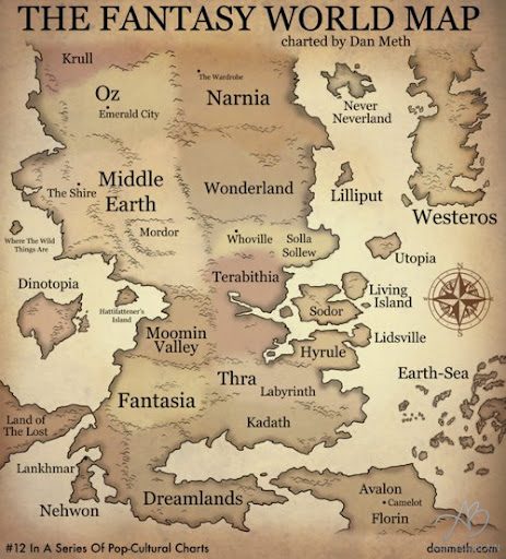 all the fantastic fantasy places we could go