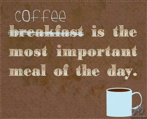 Coffee.. It's What's For Breakfast