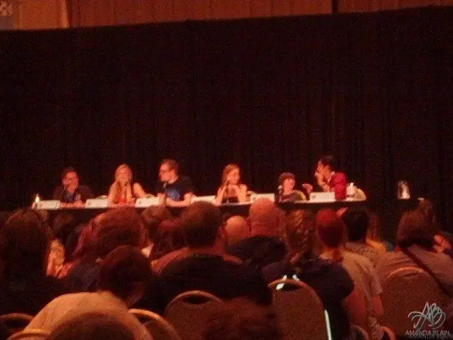 Walking dead panel. Carl still never stays in the house