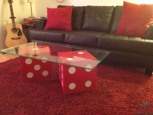 Awesome Dice Coffee Table For Your Living Room