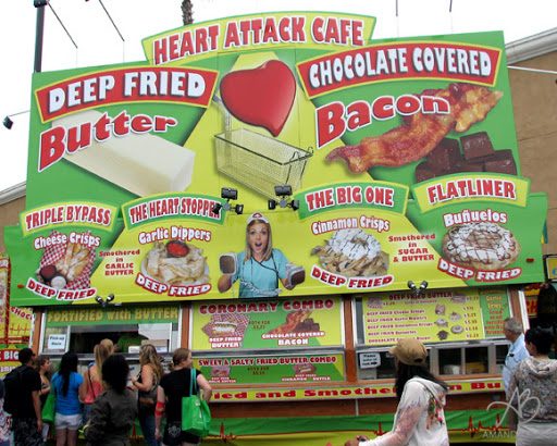 Let's start the week off right... A trip to Heart Attack Cafe!