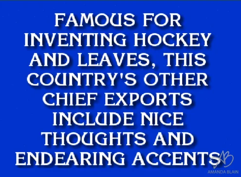 What is CANADA Trebek