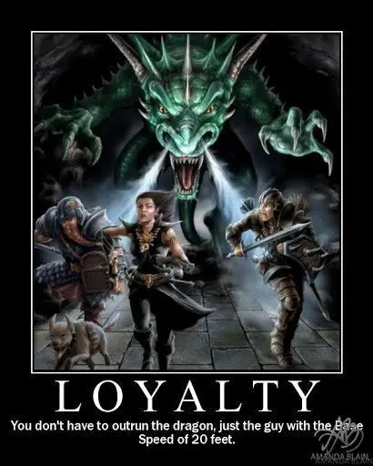 You Don't Have to Outrun The Dragon, Just The Guy With The Base Speed Of 20...